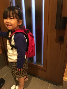「アイテム（スカート）」を使った、kanakoさん（キッズ・80cm）の秋コーディネート