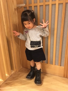 kanakoさん（キッズ・80cm）の秋コーディネート