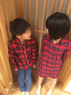 kanakoさん（キッズ・120cm）の秋コーディネート