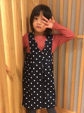 kanakoさん（キッズ・120cm）の秋コーディネート