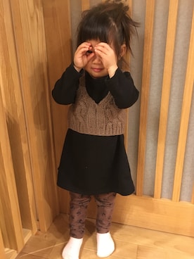 kanakoさん（キッズ・80cm）の秋コーディネート