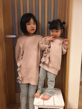 kanakoさん（キッズ・80cm）の冬コーディネート