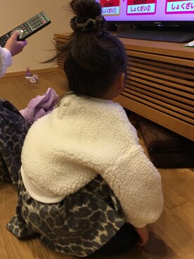 「アイテム（スカート）」を使った、kanakoさん（キッズ・80cm）の冬コーディネート