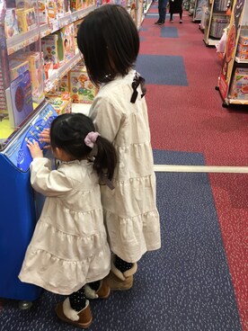 「toridory（トリドリー）のアイテム」を使った、kanakoさん（キッズ・80cm）の冬コーディネート