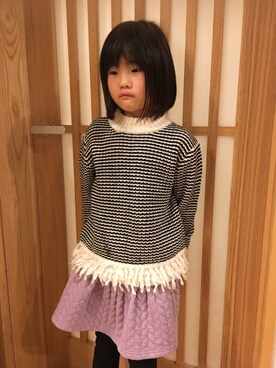 kanakoさん（キッズ・120cm）の冬コーディネート