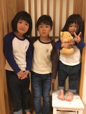 kanakoさん（キッズ・90cm）の春コーディネート