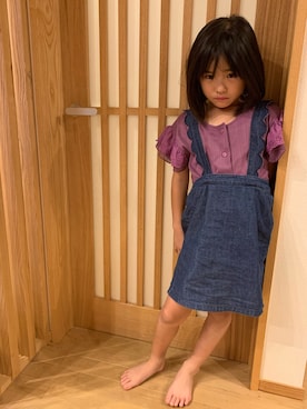 kanakoさん（キッズ・120cm）の秋コーディネート