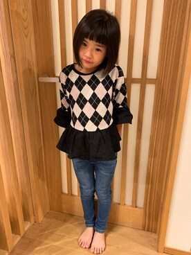 kanakoさん（キッズ・121cm）の秋コーディネート