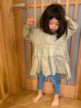 kanakoさん（キッズ・90cm）の秋コーディネート