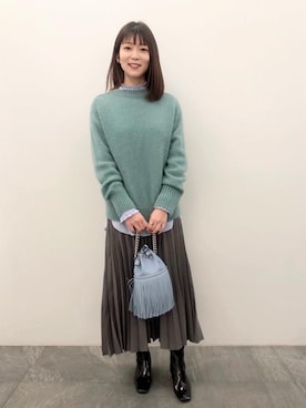 仲（naka）さん（レディース・163cm）の冬コーディネート