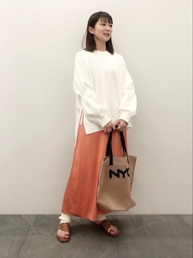 仲（naka）さん（レディース・163cm）の冬コーディネート