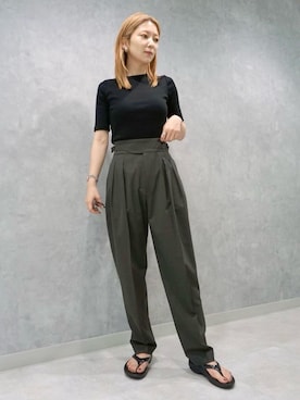 「BLANC..（ブラン）のアイテム」を使った、仲（naka）さん（レディース・163cm）の夏コーディネート