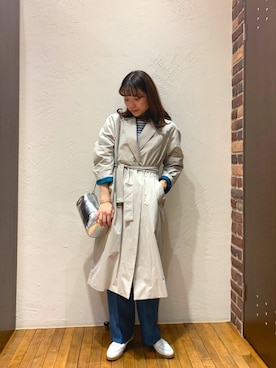 「NOMBRE IMPAIR（ノンブルアンペール）のアイテム（その他アウター）」を使った、nakayama.さん（レディース・156cm）の冬コーディネート