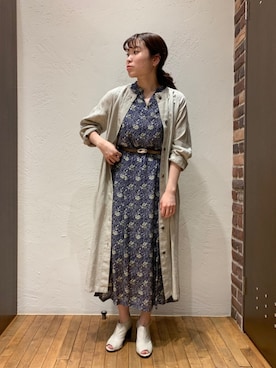 「NOMBRE IMPAIR（ノンブルアンペール）のアイテム（その他アウター）」を使った、nakayama.さん（レディース・156cm）の春コーディネート