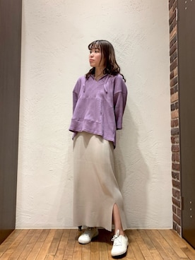 「FIL DE FER（フィルデフェール）のアイテム（トップス）」を使った、nakayama.さん（レディース・156cm）の春コーディネート