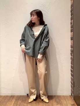 「NOMBRE IMPAIR（ノンブルアンペール）のアイテム（その他シューズ）」を使った、nakayama.さん（レディース・156cm）の春コーディネート