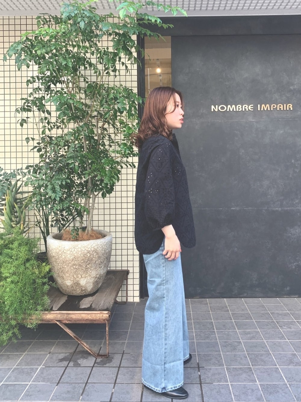 NOMBRE IMPAIR（ノンブルアンペール）の「パネルカットワーク ギャザー
