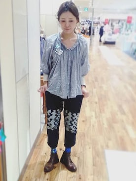 「ニーハイソックス」｜たいせつプロダクトさん（レディース・163cm）の春コーディネート