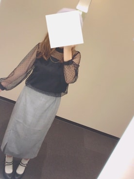 「one after another NICE CLAUP（ワンアフターアナザーナイスクラップ）のアイテム（パンプス）」を使った、minaさん（レディース・150cm）の冬コーディネート