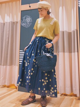 ｲｼｶﾜ ﾘﾎ ◎さん（レディース・159cm）の夏コーディネート