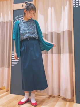 イシカワ リホ ◎さん(レディース・159cm)の春コーディネート