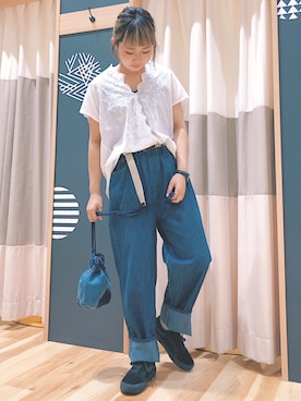 ｲｼｶﾜ ﾘﾎ ◎さん（レディース・159cm）の夏コーディネート