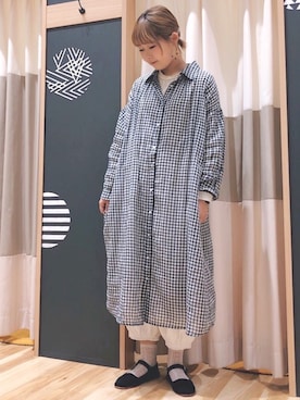 「平成最後のWEARISTAセンバツ」｜「アイテム（ワンピース）」を使った、ｲｼｶﾜ ﾘﾎ ◎さん（レディース・159cm）の春コーディネート
