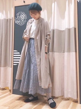 「平成最後のWEARISTAセンバツ」｜「アイテム（シャツワンピース）」を使った、ｲｼｶﾜ ﾘﾎ ◎さん（レディース・159cm）の春コーディネート