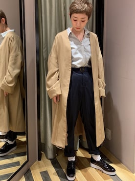 aykさん（レディース・156cm）の冬コーディネート