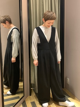 aykさん（レディース・156cm）の冬コーディネート