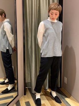 「ROSTER SOX（ロスターソックス）のアイテム」を使った、aykさん（レディース・156cm）の春コーディネート