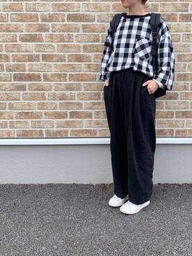 「AMERICAN HOLIC（アメリカンホリック）のアクリルバングル（バングル/リストバンド）」を使った、aykさん（レディース・156cm）の春コーディネート