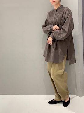 「CRAFT STANDARD BOUTIQUE（クラフトスタンダードブティック）のアイテム（パンプス）」を使った、aykさん（レディース・156cm）の秋コーディネート