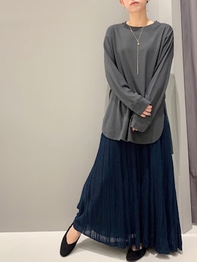 「CRAFT STANDARD BOUTIQUE（クラフトスタンダードブティック）のアイテム（パンプス）」を使った、aykさん（レディース・156cm）の秋コーディネート