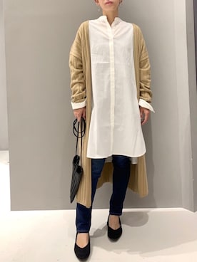 「CRAFT STANDARD BOUTIQUE（クラフトスタンダードブティック）のアイテム（パンプス）」を使った、aykさん（レディース・156cm）の秋コーディネート