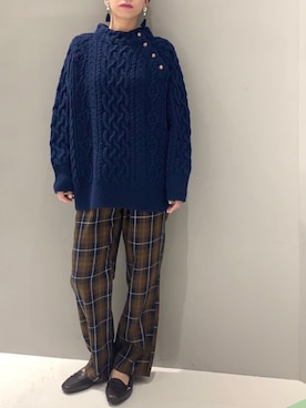 aykさん（レディース・156cm）の冬コーディネート