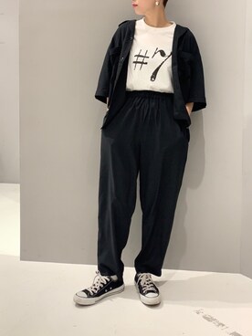 「SEVENDAYS=SUNDAY（セブンデイズサンデイ）のアイテム」を使った、aykさん（レディース・156cm）の夏コーディネート
