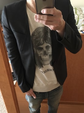 「BIAS(バイアス)のアイテム」を使った、yskEさん(メンズ・172cm)の冬コーディネート