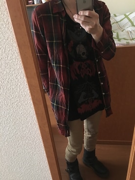 「KAMOのアイテム」を使った、yskEさん（メンズ・172cm）の春コーディネート