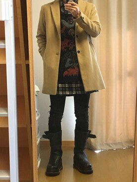 「KAMOのアイテム」を使った、yskEさん（メンズ・172cm）の秋コーディネート