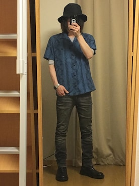 「TSUBI（スビ）のアイテム」を使った、yskEさん（メンズ・172cm）の夏コーディネート