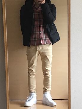 「wjk（ダヴルジェイケイ）のアイテム（ジャケット/アウター）」を使った、yskEさん（メンズ・172cm）の春コーディネート