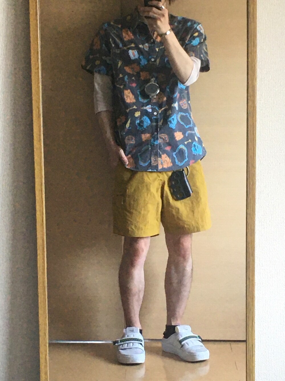「lostのアイテム（シャツ/ブラウス、その他）」を使った、yskEさん（メンズ・172cm）の夏コーディネートの1枚目の写真
