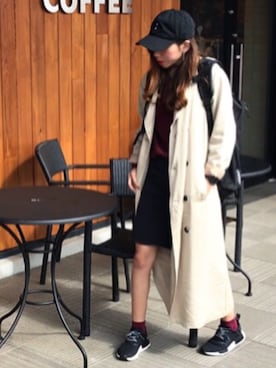 ふみさん（レディース・159cm）の秋コーディネート