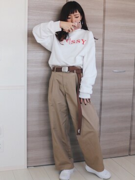 ふみさん（レディース・159cm）の冬コーディネート