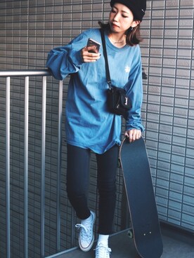 ふみさん（レディース・159cm）の秋コーディネート