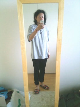 「STIFF（スティッフ）のアイテム」を使った、ダッフルコートさん（メンズ・168cm）の夏コーディネート