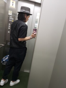 「Y’s for men（ワイズフォーメン）のアイテム（シャツ/ブラウス）」を使った、ダッフルコートさん（メンズ・168cm）の夏コーディネート