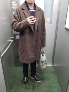 ダッフルコートさん（メンズ・168cm）の冬コーディネート
