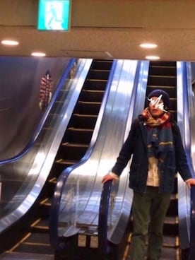 「POINTER（ポインター ）のアイテム」を使った、YAXさん（メンズ・172cm）の冬コーディネート